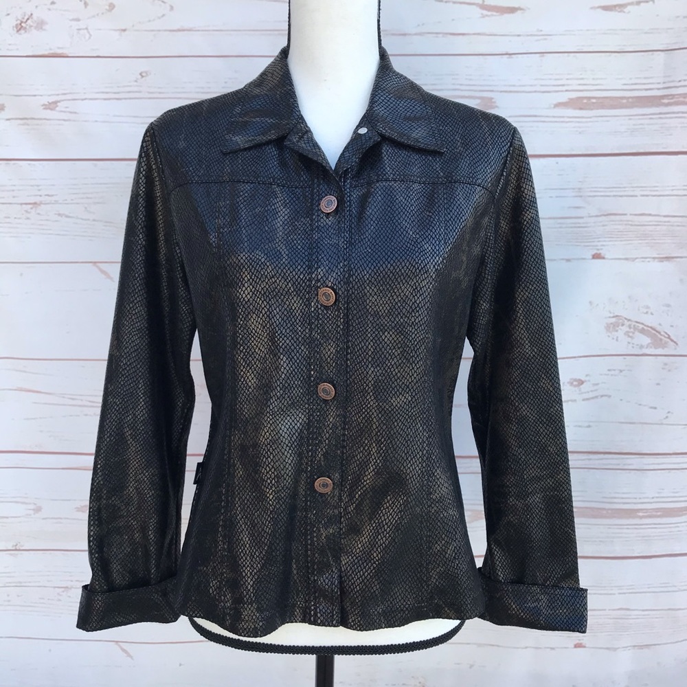 Snake print blazer by Amnesia Original